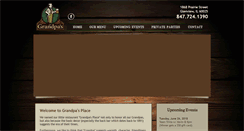 Desktop Screenshot of grandpasplace.com